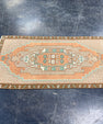Turkish Mini Rug Oriental Hand Knotted Vintage Rug 1'8" x 3'3" #17089