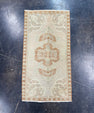 Turkish Mini Rug Oriental Hand Knotted Vintage Rug 1'7" x 3' #17928