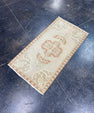 Turkish Mini Rug Oriental Hand Knotted Vintage Rug 1'7" x 3' #17928