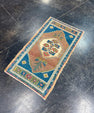 Turkish Mini Rug Oriental Hand Knotted Vintage Rug 1'9" x 3'2" #17896
