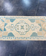 Turkish Mini Rug Oriental Hand Knotted Vintage Rug 1'10" x 3'5" #17468
