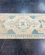 Turkish Mini Rug Oriental Hand Knotted Vintage Rug 1'10" x 3'5" #17468