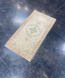 Turkish Mini Rug Oriental Hand Knotted Vintage Rug 1'7" x 2'11" #17090