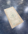 Turkish Mini Rug Oriental Hand Knotted Vintage Rug 1'7" x 2'11" #17090