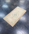 Turkish Mini Rug Oriental Hand Knotted Vintage Rug 1'7" x 2'11" #17090