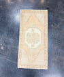 Turkish Mini Rug Oriental Hand Knotted Vintage Rug 1'6" x 3'1" #17746