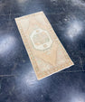 Turkish Mini Rug Oriental Hand Knotted Vintage Rug 1'6" x 3'1" #17746