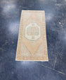 Turkish Mini Rug Oriental Hand Knotted Vintage Rug 1'6" x 3'1" #17746