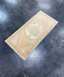 Turkish Mini Rug Oriental Hand Knotted Vintage Rug 1'6" x 3'1" #17746