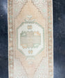 Turkish Mini Rug Oriental Hand Knotted Vintage Rug 1'6" x 3'1" #17746