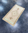 Turkish Mini Rug Oriental Hand Knotted Vintage Rug 1'8" x 3'1" #17057