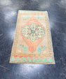 Turkish Mini Rug Oriental Hand Knotted Vintage Rug 1'9" x 3' #17924