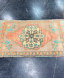 Turkish Mini Rug Oriental Hand Knotted Vintage Rug 1'9" x 3' #17924