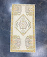 Turkish Mini Rug Oriental Hand Knotted Vintage Rug 1'9" x 3'4" #17749