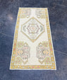 Turkish Mini Rug Oriental Hand Knotted Vintage Rug 1'9" x 3'4" #17749