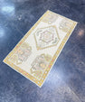 Turkish Mini Rug Oriental Hand Knotted Vintage Rug 1'9" x 3'4" #17749