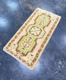 Turkish Mini Rug Oriental Hand Knotted Vintage Rug 1'9" x 3'5" #17736