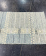 Turkish Mini Rug Oriental Hand Knotted Vintage Rug 2' x 2'11" #17026