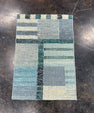 Turkish Mini Rug Oriental Hand Knotted Vintage Rug 2' x 2'9" #17023