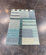 Turkish Mini Rug Oriental Hand Knotted Vintage Rug 2' x 2'9" #17023