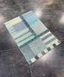 Turkish Mini Rug Oriental Hand Knotted Vintage Rug 2' x 2'9" #17023