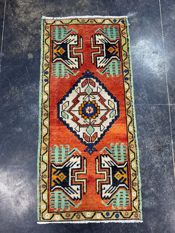 Turkish Yastik Rug 1'8" x 3'7" #24180