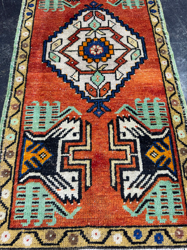 Turkish Yastik Rug 1'8" x 3'7" #24180