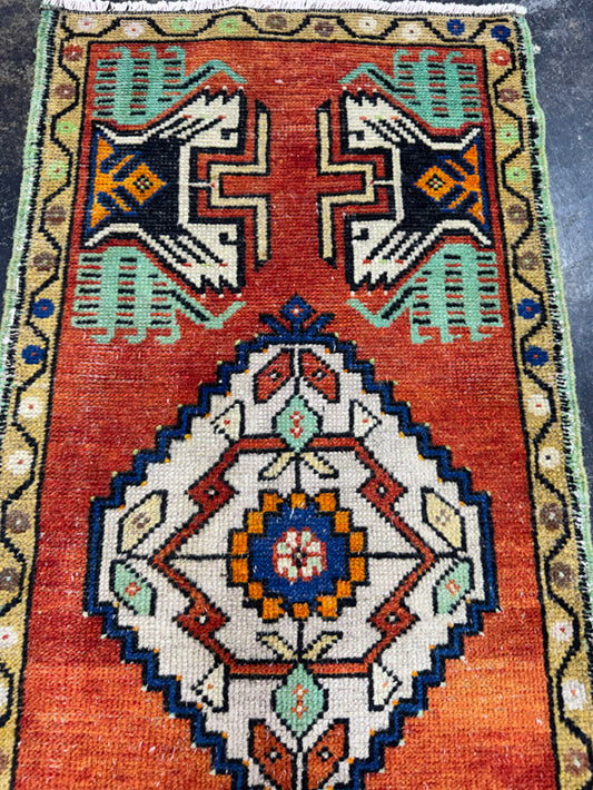 Turkish Yastik Rug 1'8" x 3'7" #24180