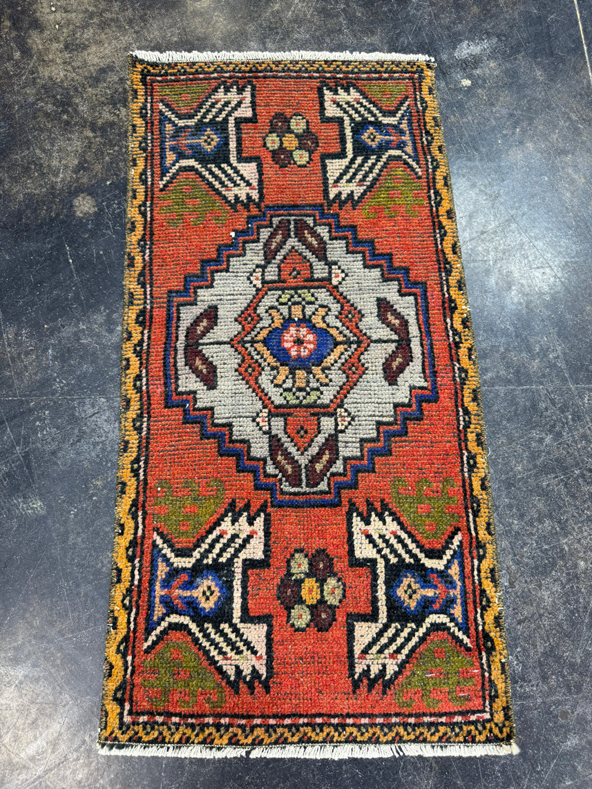 Turkish Yastik Rug 1'6" x 3'1" #24121