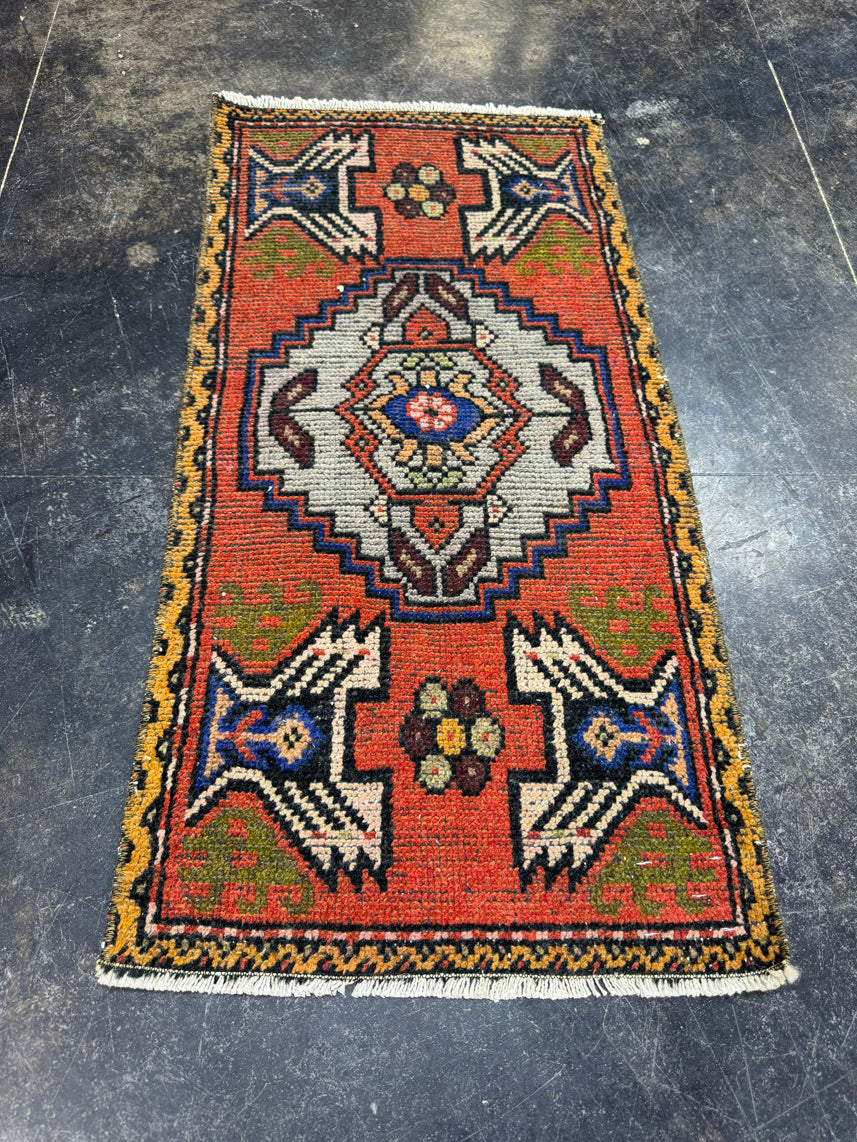 Turkish Yastik Rug 1'6" x 3'1" #24121