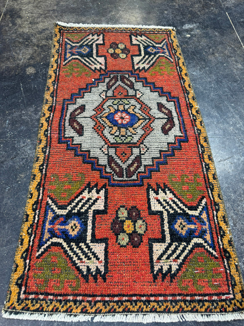 Turkish Yastik Rug 1'6" x 3'1" #24121