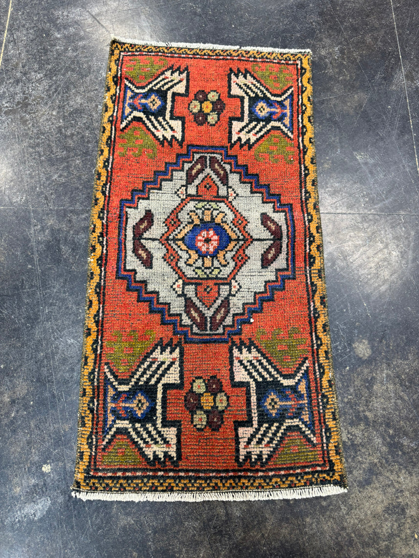 Turkish Yastik Rug 1'6" x 3'1" #24121