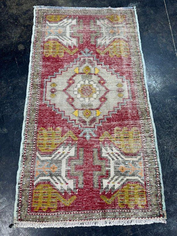 Turkish Yastik Rug 1'9" x 3'3" #24116