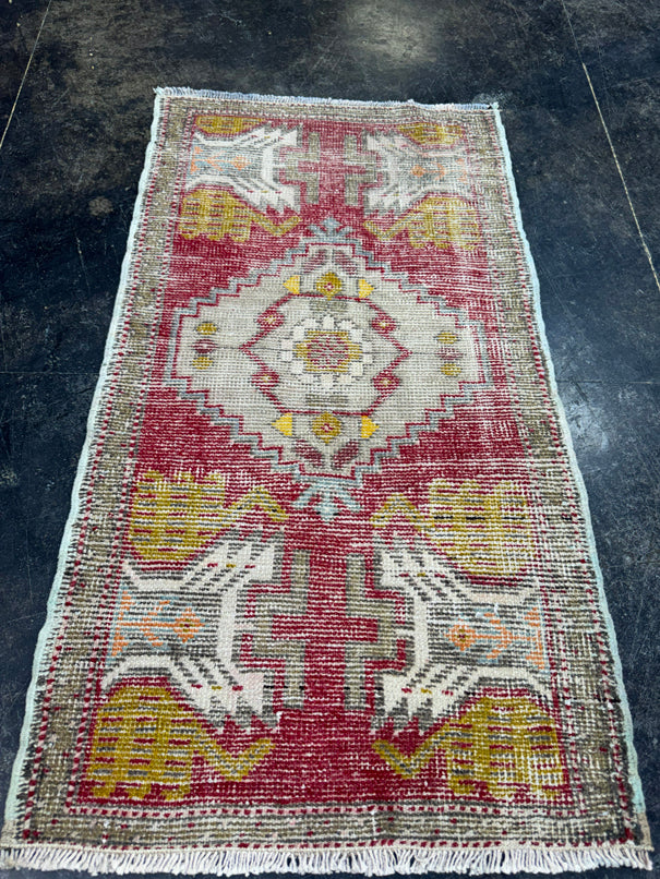 Turkish Yastik Rug 1'9" x 3'3" #24116