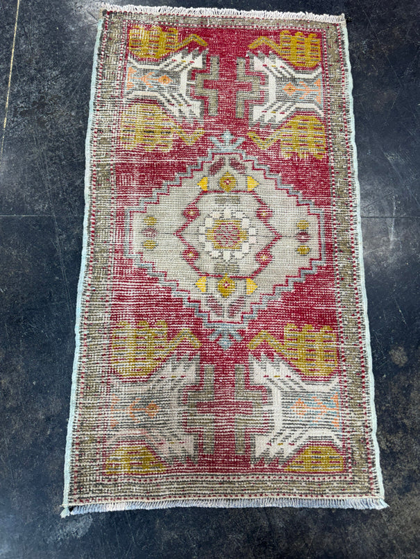 Turkish Yastik Rug 1'9" x 3'3" #24116
