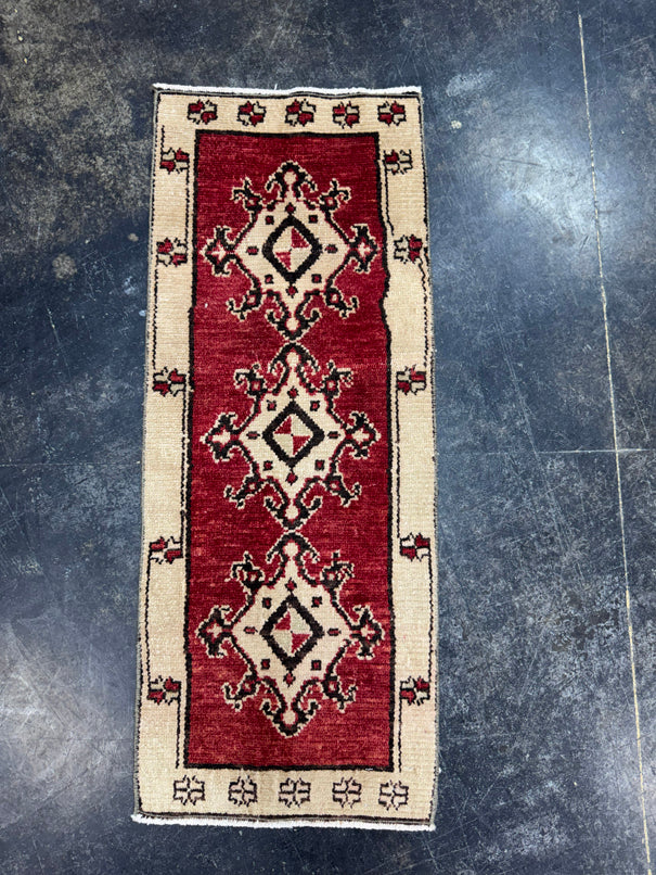 Turkish Yastik Rug 1'4" x 3'4" #23899