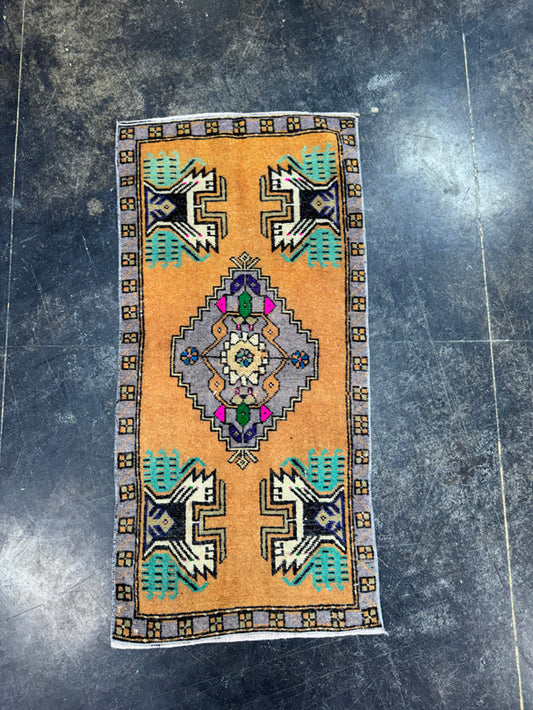 Turkish Yastik Rug 1'7" x 3'3" #24149