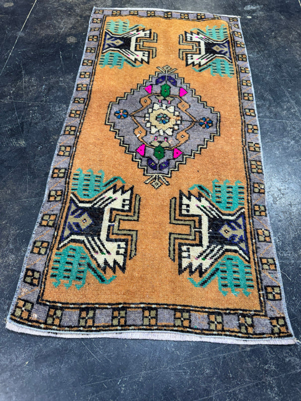 Turkish Yastik Rug 1'7" x 3'3" #24149