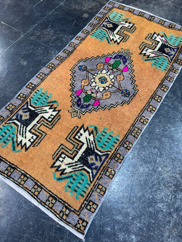 Turkish Yastik Rug 1'7" x 3'3" #24149