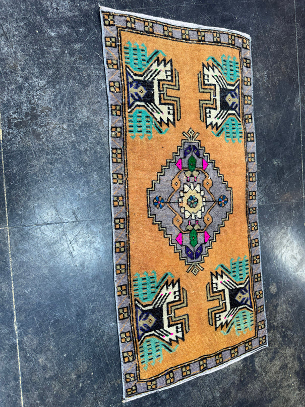 Turkish Yastik Rug 1'7" x 3'3" #24149