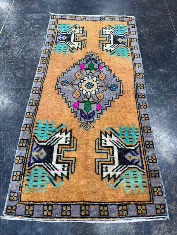 Turkish Yastik Rug 1'7" x 3'3" #24149
