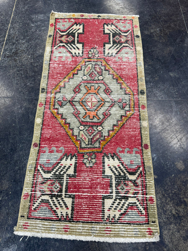 Turkish Yastik Rug 1'6" x 3'5" #24146