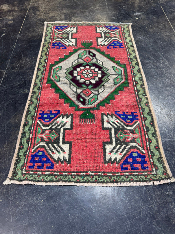 Turkish Yastik Rug 1'9" x 3'1" #24143