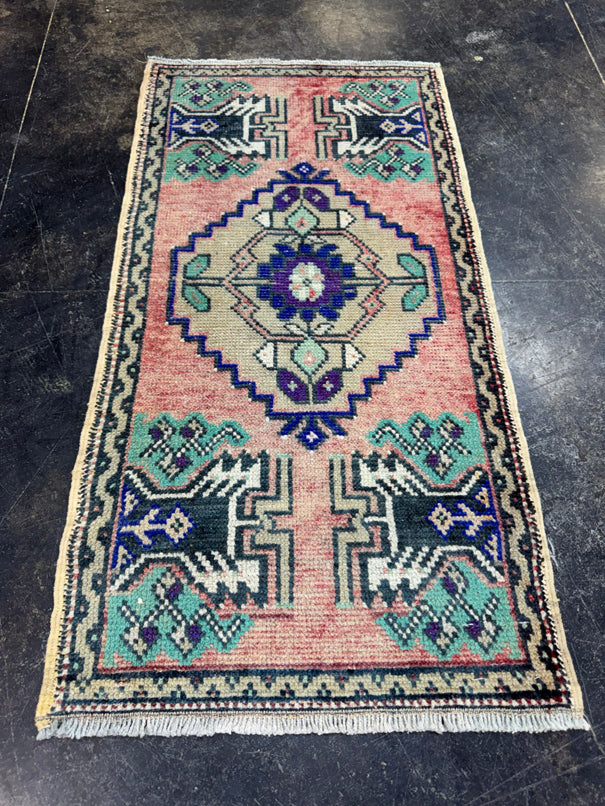 Turkish Yastik Rug 1'7" x 3'1" #24141