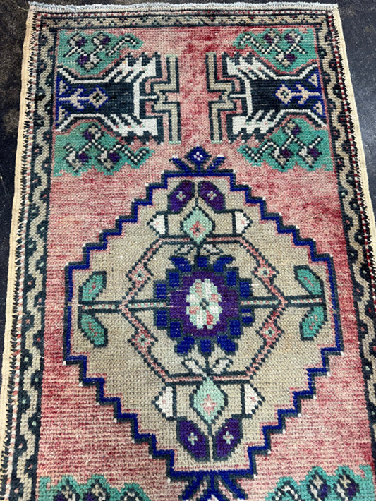 Turkish Yastik Rug 1'7" x 3'1" #24141