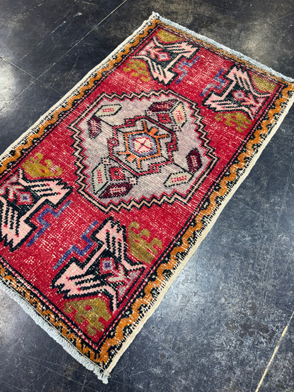 Turkish Yastik Rug 1'10" x 3' #24140