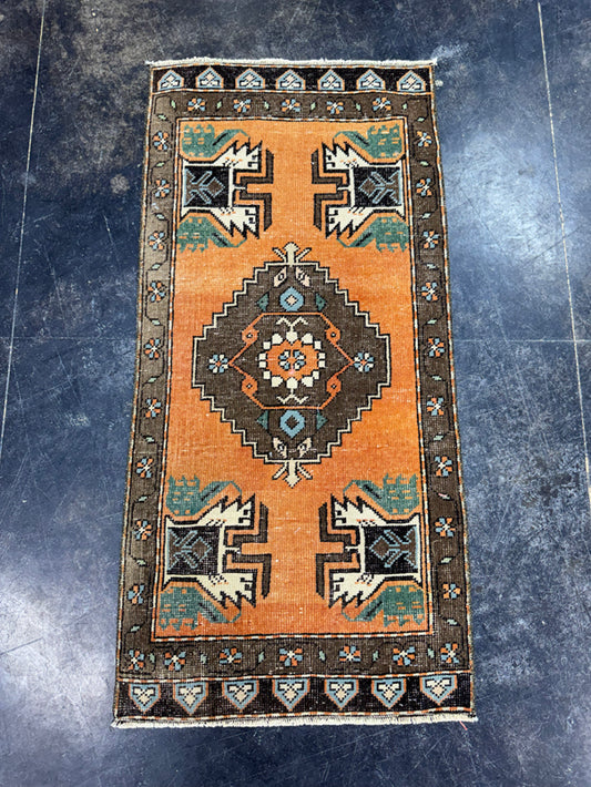 Turkish Yastik Rug 1'8" x 3'7" #24097