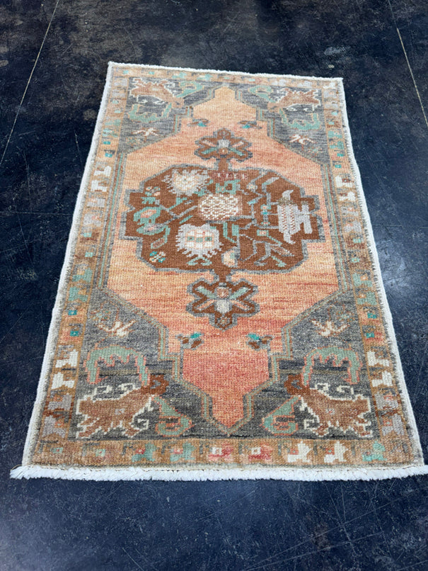 Turkish Yastik Rug 1'10" x 2'10" #22622