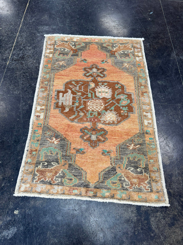 Turkish Yastik Rug 1'10" x 2'10" #22622