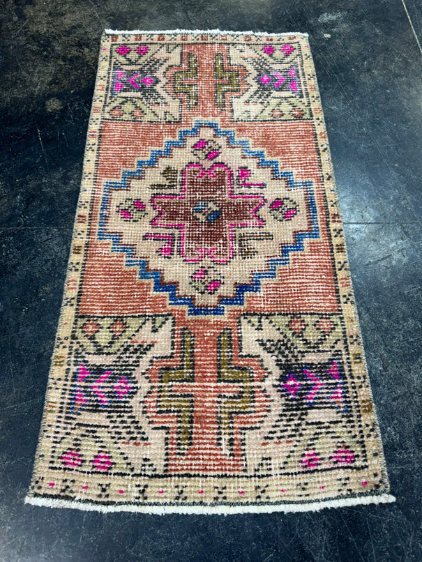 Turkish Yastik Rug 1'6" x 2'11" #23882